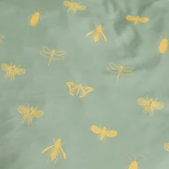 HOMLA Pościel Luro Z Mikrofibry Oliwkowa W Owady 160X200 Cm