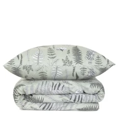 HOMLA Pościel Milie Z Mikrofibry Zielolna W Liscie Paproci 160X200 Cm