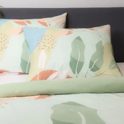 HOMLA Pościel Nirma Z Mikrofibry W Liscie 160X200 Cm