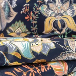 HOMLA Pościel Otamo Z Mikrofibry W Liscie I Kwiaty 200X220 Cm