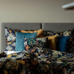 HOMLA Pościel Otamo Z Mikrofibry W Liscie I Kwiaty 200X220 Cm