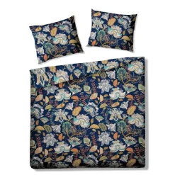 HOMLA Pościel Otamo Z Mikrofibry W Liscie I Kwiaty 200X220 Cm
