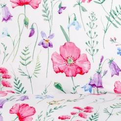 HOMLA Pościel Perhonen Z Mikrofibry W Kwiaty 140X200 Cm + 1*70X80 Cm