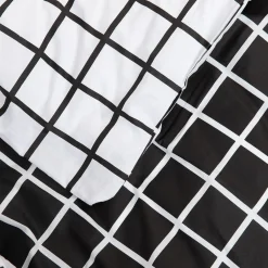 HOMLA Pościel Reyes Bawelniana Dwustonna Czarno-Biala 220X200 Cm