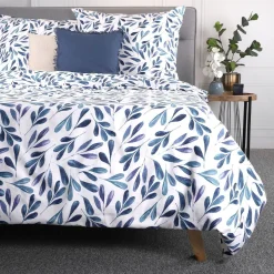 HOMLA Pościel Rinta Z Mikrofibry W Listki 200X220 Cm