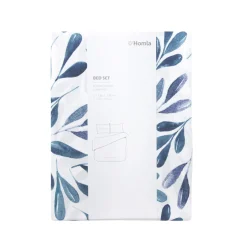 HOMLA Pościel Rinta Z Mikrofibry W Listki 160X200 Cm