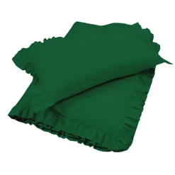 HOMLA Pościel Selin Satynowa Ciemnozielona 160X200 Cm