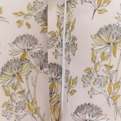 HOMLA Pościel Senli Z Mikrofibry Bezowa W Kwiaty 200X220 Cm