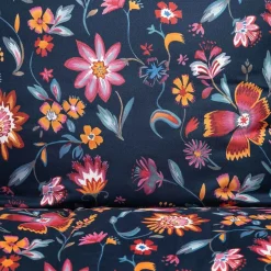 HOMLA Pościel Vabel Z Mikrofibry Granatowa W Liscie I Kwiaty 160X200 Cm