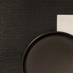 HOMLA Podkladka Do Jadalni Ajris Ze Srebrna Nitka Czarna 30X45 Cm