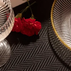 HOMLA Podkladka Do Jadalni Clasic Czarna 30X45 Cm