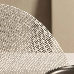 HOMLA Podkladka Do Jadalni Skine Srebrna 38 Cm