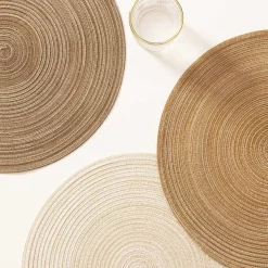 HOMLA Podkladka Do Jadalni Tanga Okragla Brazowa 38 Cm