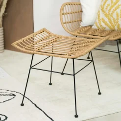 HOMLA PodNożek Jardin Pleciony 60X50X48 Cm