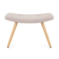 HOMLA PodNożek Moss Welurowy Bezowy 61X41X38 Cm