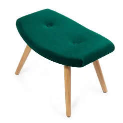 HOMLA PodNożek Moss Welurowy 61X41X38 Cm