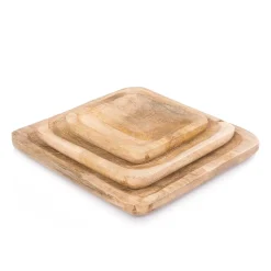 HOMLA Podstawka Abbou Drewniana 25X25 Cm