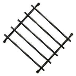 HOMLA Podstawka Duncan Pod Gorace Naczyńie Czarna 20X20 Cm