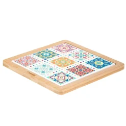 HOMLA Podstawka Ethnic Drewniana Mozaika 18X28 Cm
