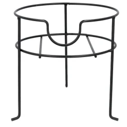 HOMLA Podstawka Freya Pod Sloik Z Kranikiem Czarna 20X16 Cm