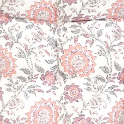 HOMLA Poduszka Na Krzeslo Aldra Pikowana W Kwiatowy Wzor 40X40