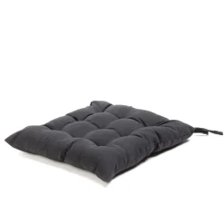 HOMLA Poduszka Na Krzeslo Asam Czarna Pikowana 40X40