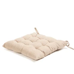 HOMLA Poduszka Na Krzeslo Asam Bezowa Pikowana 40X40