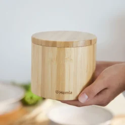 HOMLA Pojemnik Bambou Z Pokrywka Na Magnes M 12X10,5 Cm