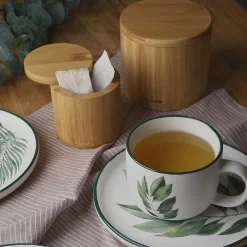 HOMLA Pojemnik Bambou Z Pokrywka Na Magnes M 12X10,5 Cm