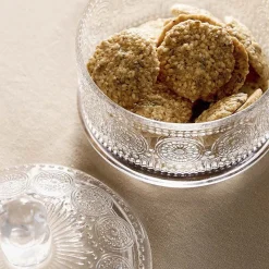 HOMLA Pojemnik Barrel Szklany Z Pokrywka 13 X 9,5