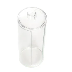 HOMLA Pojemnik Falsa Na Waciki Transparentny 7X7X18 Cm