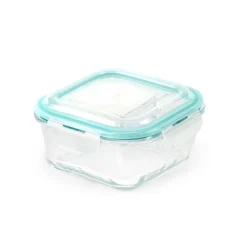 HOMLA Pojemnik Lennon Turkus Szklany 0,3L