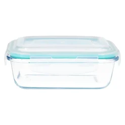 HOMLA Pojemnik Lennon Turkus Szklany 0,6 L