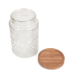 HOMLA Pojemnik Moladri Z Akacjowa Przykrywka 1,7 L