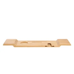 HOMLA Polka Na Wanne Kona Drewniana Naturalna 70X16X4 Cm