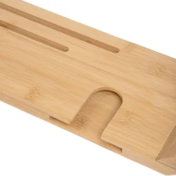 HOMLA Polka Na Wanne Kona Drewniana Naturalna 70X16X4 Cm