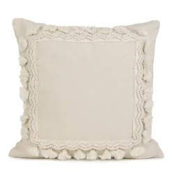 HOMLA Poszewka Baho Z Chwostami Ecru 45X45 Cm