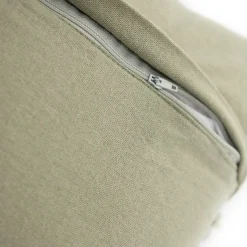 HOMLA Poszewka Drel Z Fredzlami Pistacjowa 45X45 Cm