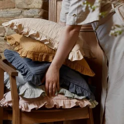 HOMLA Poszewka Elin Muslinowa Pistacjowa 45X45 Cm