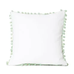 HOMLA Poszewka Ervas Ecru Z Motywem Roslinnym 45X45 Cm