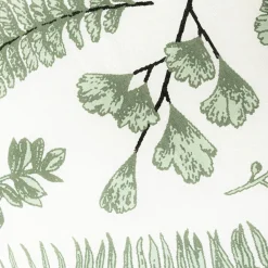 HOMLA Poszewka Ervas Ecru Z Motywem Roslinnym 45X45 Cm