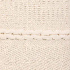 HOMLA Poszewka Fiere Bawelniana Z Plecionymi Warkoczami 45X45 Cm