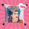 HOMLA Poszewka Frida Kahlo Z Fredzlami 45X45 Cm