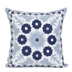 HOMLA Poszewka Ganti W Wyszywane Kwiaty 45X45 Cm