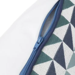 HOMLA Poszewka Koba Niebieska We Wzor 45X45 Cm