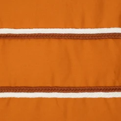 HOMLA Poszewka Lufte Z Haftem Pomaranczowa 45X45Cm