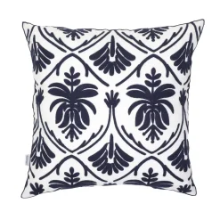 HOMLA Poszewka Moko Granatowa Wyszywana 45X45 Cm