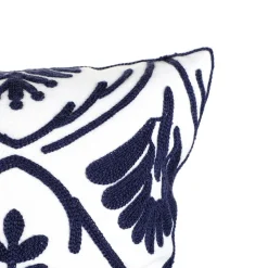 HOMLA Poszewka Moko Granatowa Wyszywana 45X45 Cm