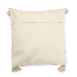 HOMLA Poszewka Monto Bezowa Z Fredzlami I Zdobieniami 45X45 Cm