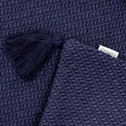 HOMLA Poszewka Morris Z Fredzlami Granatowa 45X45 Cm